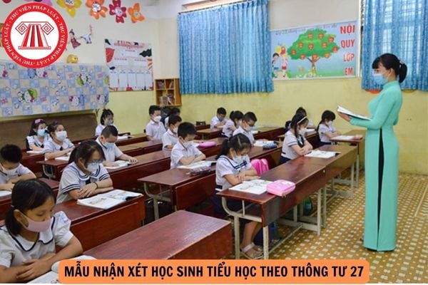 Mẫu nhận xét học sinh tiểu học theo Thông tư 27 chi tiết, mới nhất?