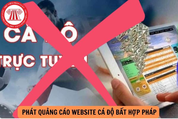 Ứng dụng phát sóng trực tiếp bóng đá hợp pháp phát quảng cáo website cá độ bất hợp pháp bị phạt bao nhiêu tiền?