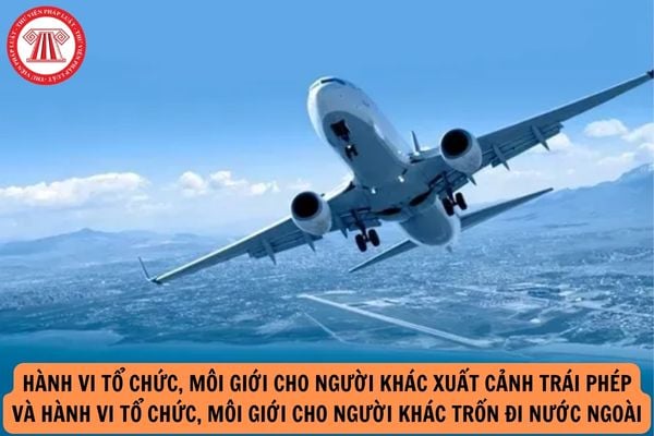 Phân biệt hành vi tổ chức, môi giới cho người khác xuất cảnh trái phép và hành vi tổ chức, môi giới cho người khác trốn đi nước ngoài?