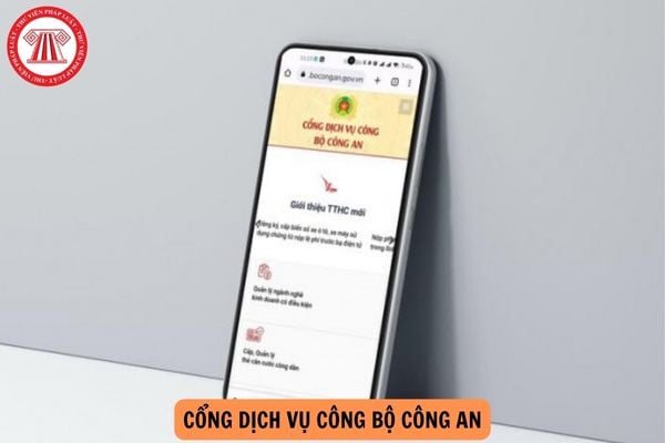 Hướng dẫn lập tài khoản trên Cổng Dịch vụ công Bộ Công an?