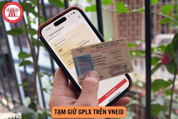 Có thể sử dụng GPLX bản giấy khi bị tạm giữ GPLX trên VNeID không?
