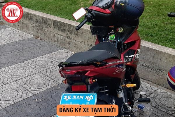 Trường hợp nào được phép đăng ký biển số tạm thời xe máy?