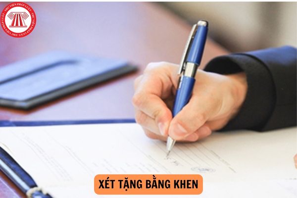 Thi đua theo chuyên đề có dùng làm căn cứ để xét tặng Bằng khen Khen thưởng công trạng được không?