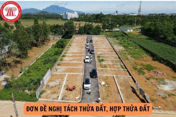 Mẫu Đơn đề nghị tách thửa đất, hợp thửa đất năm 2024 cập nhật mới nhất?