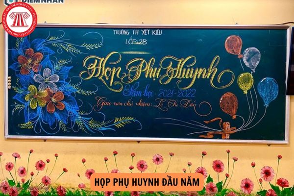 Mẫu Kịch bản họp phụ huynh đầu năm 2024 - 2025 mới nhất?