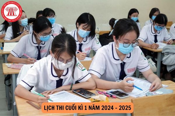 Lịch thi cuối kì 1 năm 2024 - 2025 là khi nào? Cách tính điểm trung bình môn học kỳ 1 cho học sinh trung học năm 2024-2025?