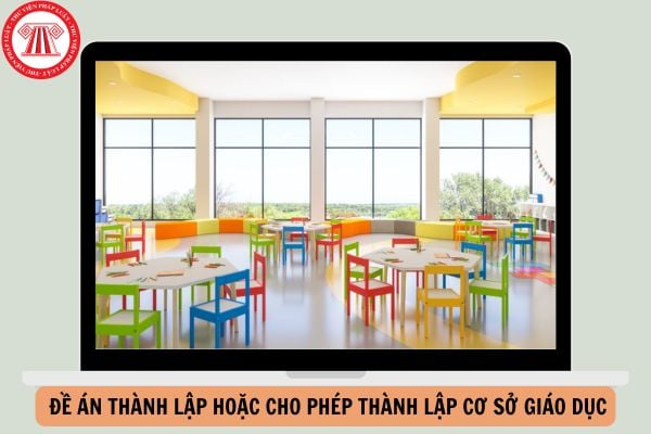 Mẫu Đề án thành lập hoặc cho phép thành lập cơ sở giáo dục từ ngày 20/11/2024?