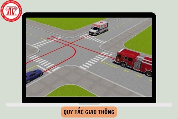 Thứ tự các xe đi như thế nào là đúng quy tắc giao thông? (Xe cứu hỏa, xe cứu thương, xe con)