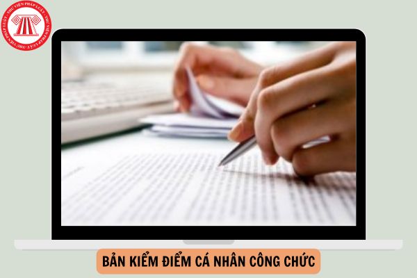 Mẫu Bản kiểm điểm cá nhân công chức cuối năm 2024?