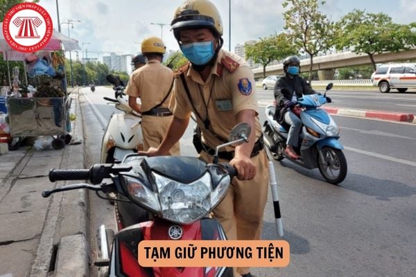 Cảnh sát giao thông ra quyết định tạm giữ phương tiện 07 ngày nhưng muốn lấy xe sớm hơn thì có được không?