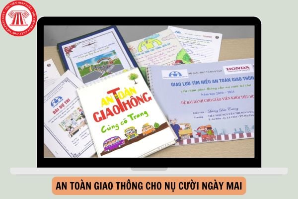 Mẫu bìa cuộc thi An toàn giao thông cho nụ cười ngày mai năm 2024?