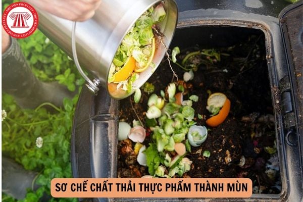 Quy trình tiếp nhận, sơ chế chất thải thực phẩm thành mùn như thế nào?