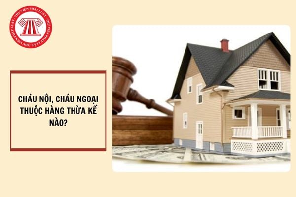 Cháu nội, cháu ngoại thuộc hàng thừa kế thứ mấy?