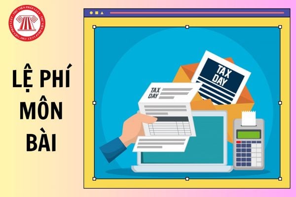 Mẫu tờ khai lệ phí môn bài mới nhất 2025 và hướng dẫn cách viết?