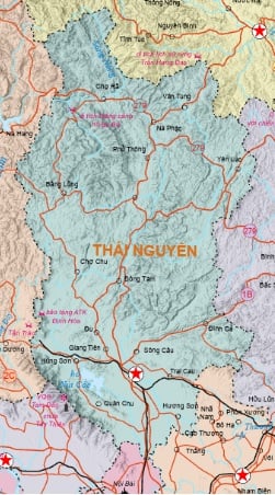 Bản đồ Thái Nguyên sau sắp xếp, chi tiết bản đồ 92 xã phường ở Thái Nguyên sau khi sắp xếp ra sao?