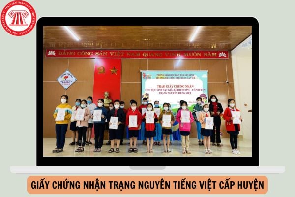 Hướng dẫn tải giấy chứng nhận Trạng nguyên Tiếng việt cấp huyện 2025?