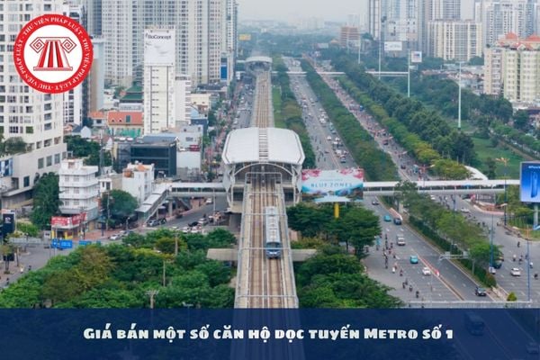 Giá bán một số căn hộ dọc tuyến Metro số 1