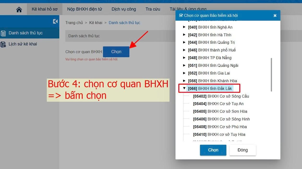 Hướng dẫn cá nhân thực hiện chuyển nơi đăng ký khám chữa bệnh ban đầu trên Dịch vụ công