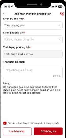 Gửi yêu cầu và hoàn tất xác thực