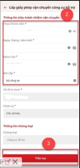 Thông tin người yêu cầu, Thông tin cơ quan, tổ chức, Thông tin người đại diện