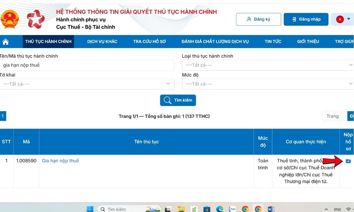 Cách gửi văn bản đề nghị gia hạn nộp thuế và tiền thuế đất 2026 qua Dịch Vụ Công