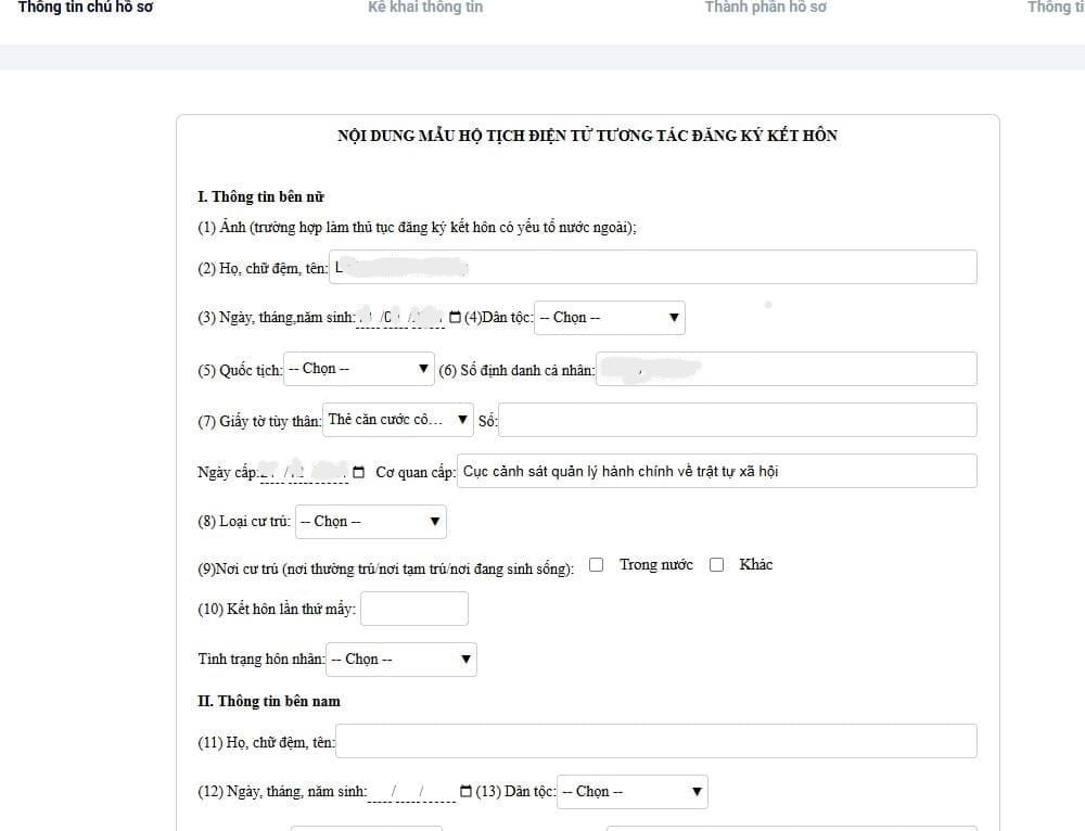 Hướng dẫn đăng ký kết hôn Online trên Dịch vụ công mới nhất 2026