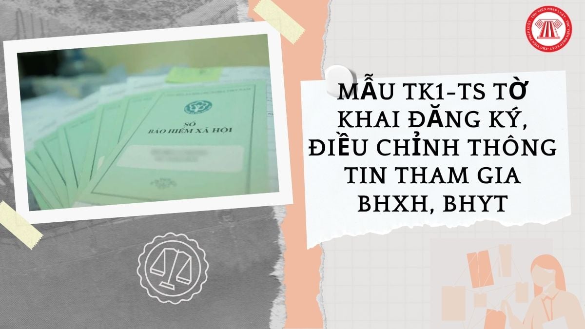 Mẫu TK1 TS mẫu tờ khai đăng ký, điều chỉnh thông tin tham gia bảo hiểm xã hội, bảo hiểm y tế mới nhất 2026 tải về ở đâu?