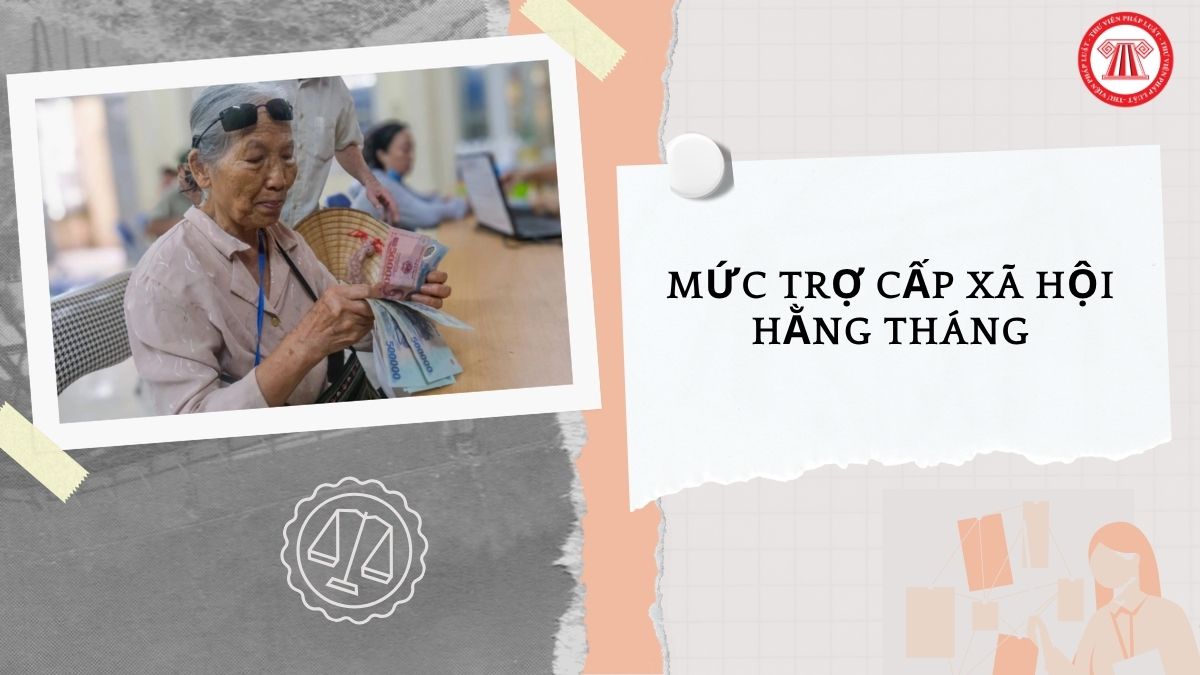 Mức trợ cấp xã hội hằng tháng đối với người cao tuổi năm 2026 là bao nhiêu?