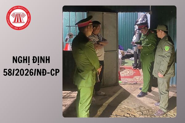 Toàn văn Nghị định 58/2026/NĐ-CP sửa đổi điều kiện về an ninh trật tự, quản lý sử dụng pháo và biện pháp thi hành Luật Cư trú, Luật Căn cước ra sao?