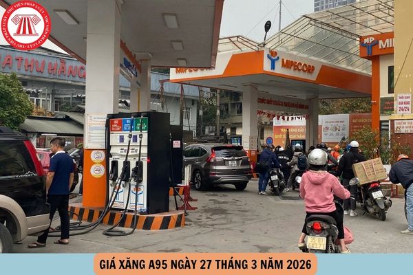 giá xăng a95 ngày 27 3