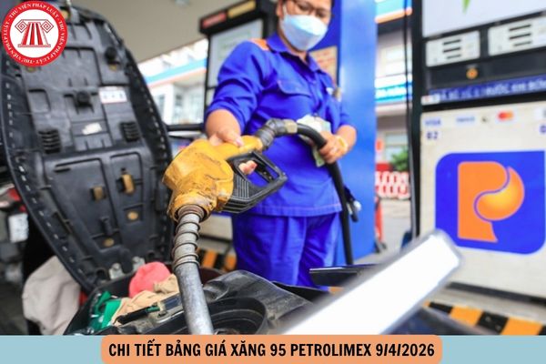 giá xăng 95 ngày 9 4