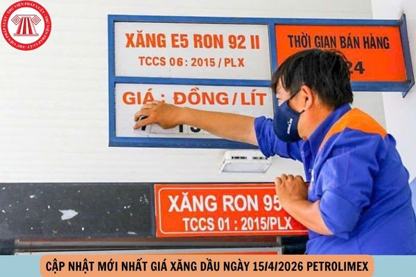 giá xăng ngày 15 4