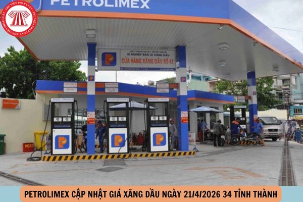 giá xăng dầu ngày 21 4