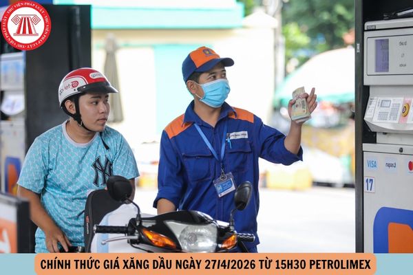 giá xăng dầu ngày 27 4