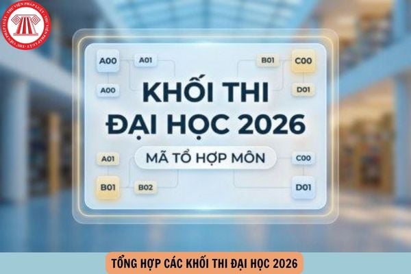 các khối thi đại học 2026
