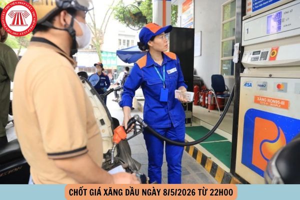 giá xăng dầu ngày 8 5