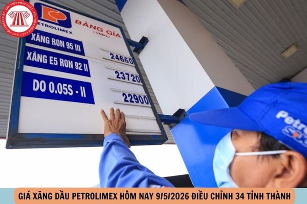 Giá xăng dầu Petrolimex hôm nay 9 5