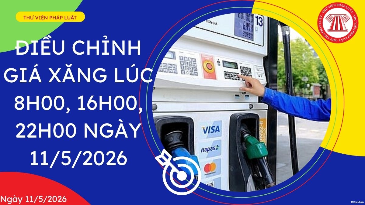 Điều chỉnh giá xăng ngày 11 5