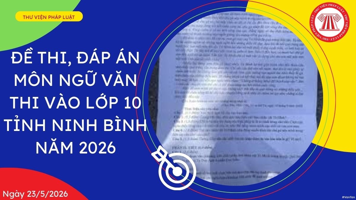 đề thi ngữ văn lớp 10 ninh bình