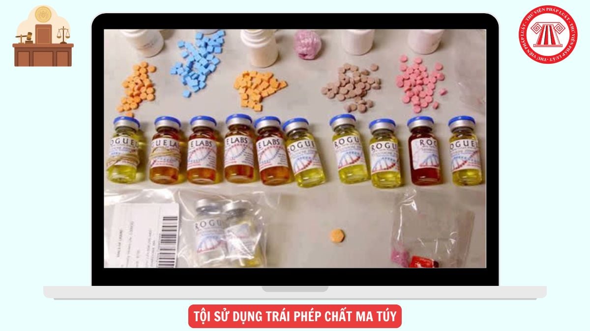 Tội sử dụng trái phép chất ma túy đi tù bao nhiêu năm?