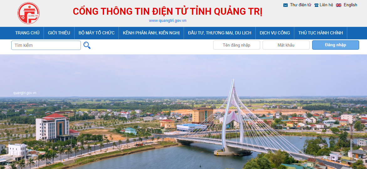 cổng thong tin điện tử tỉnh quảng trị