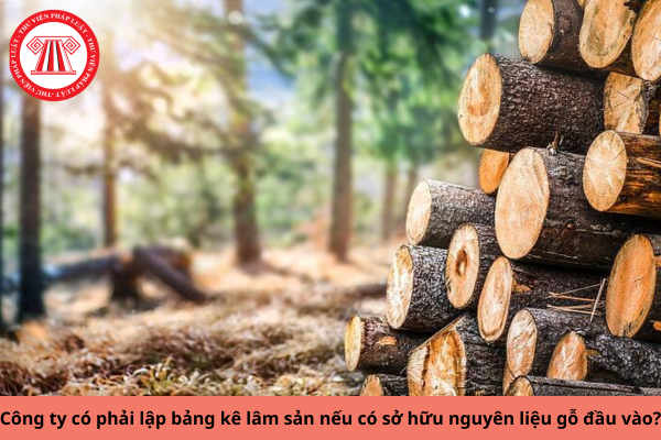 bảng kê lâm sản