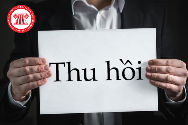 Thu hồi Giấy chứng nhận đăng ký hộ kinh doanh