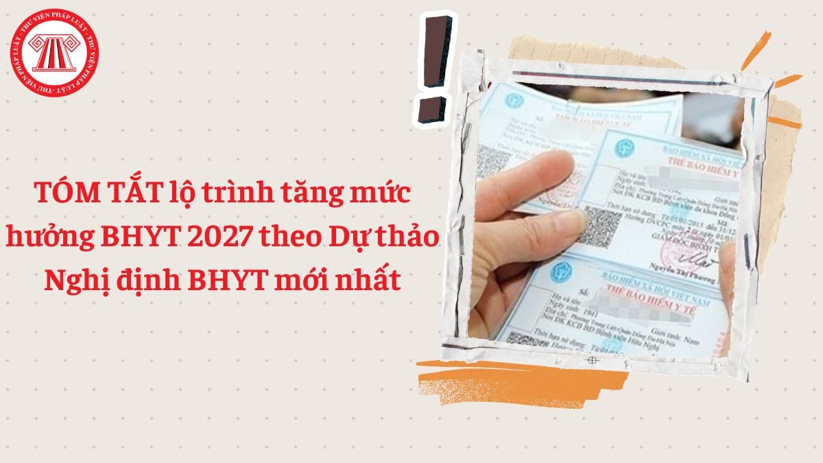 TÓM TẮT lộ trình tăng mức hưởng BHYT 2027 theo Dự thảo Nghị định BHYT mới nhất