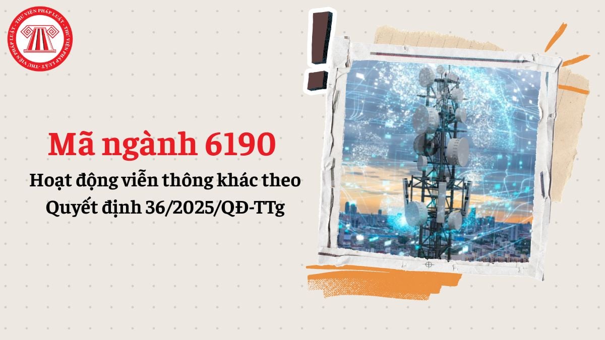 Mã ngành 6190 là gì? Hoạt động viễn thông khác theo Quyết định 36 là gì?