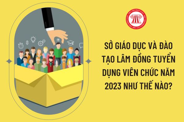 Sở Giáo dục và Đào tạo Lâm Đồng tuyển dụng viên chức năm 2023 như thế nào?