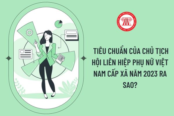  Tiêu chuẩn của Chủ tịch Hội Liên hiệp Phụ nữ Việt Nam cấp xã năm 2023 ra sao?