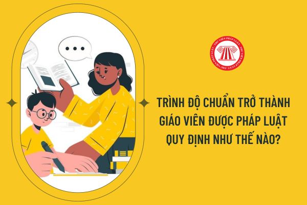 Trình độ chuẩn trở thành giáo viên được pháp luật quy định như thế nào?