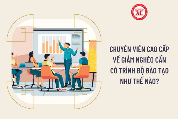 Chuyên viên cao cấp về giảm nghèo cần có trình độ đào tạo như thế nào?