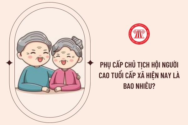 Phụ cấp Chủ tịch Hội Người cao tuổi cấp xã hiện nay là bao nhiêu?